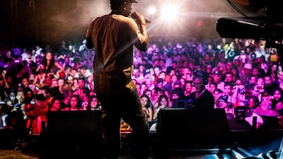 Kendrick Lamar performs in Fajardo, Puerto Rico last year. Christopher Polk / Getty Images for Bacardi / AFP