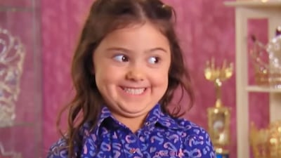 Kailia Posey's photo from 'Toddlers & Tiaras' is a popular GIF.