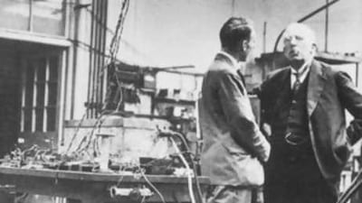 Sir Ernest Rutherford, winner of the 1908 Nobel Prize for chemistry, is considered the father of nuclear physics.