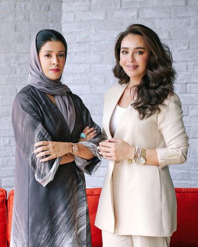 Sawa co-founders Salama Khalfan, left, and Ghizlan Guenez