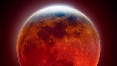 The blood moon total lunar eclipse as seen from Arizona. Photo: Andrew McCarthy