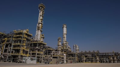 The Sadara Chemical facility in the industrial city of Jubail is a joint venture between Saudi Aramco and Dow Chemical Company. Courtesy Saudi Aramco