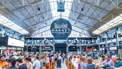 Food hall Time Out Market Lisbon opened in 2014; Time Out Market Abu Dhabi is expected to open later this year. Getty Images