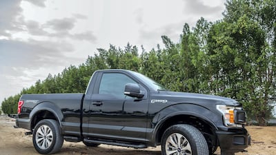 The 2018 Ford F-150 in Abu Dhabi. Leslie Pableo for The National