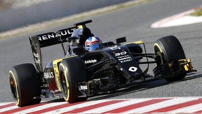 Renault driver Jolyon Palmer. (REUTERS/Albert Gea)
