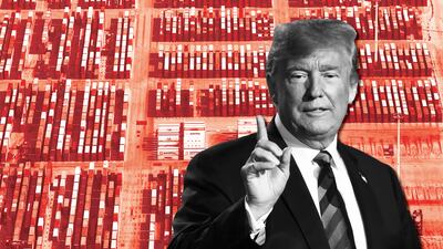 Donald Trump has pledged to impose huge tariffs on imports, sending shock waves through the trading system. Getty Images / The National