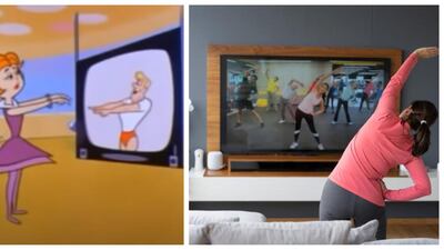 YouTube: Everyone’s favourite online PE teacher Joe Wicks might not have been born yet, but Jane Jetson was working out with his predecessor on an early precursor to YouTube, with workouts that could be done in the comfort of her own space home. Getty Images, Hanna-Barbera Productions