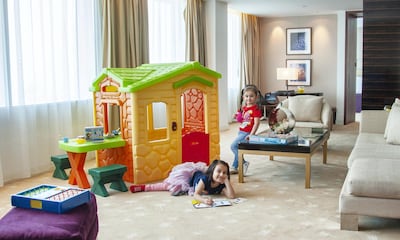 InterContinental Dubai Festival City has launched a playcation for families. Supplied