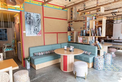 Interior shot of the cafe's main dining area. Antonie Robertson / The National