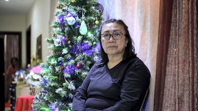 65-year-old salon worker Manalita Antiporda from the Philippines needs donations to pay for heart surgery. Victor Besa / The National