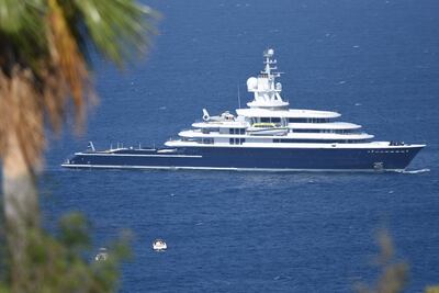 The dispute is over the superyacht Luna. Ali Balli/Anadolu Agency/Getty Images