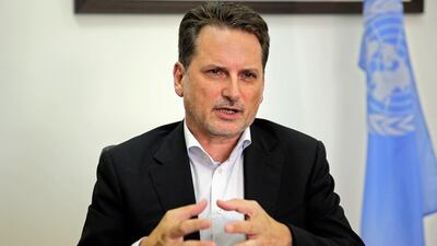 Pierre Kraehenbuehl, head of the United Nations Relief and Works Agency for Palestine Refugees. AP Photo