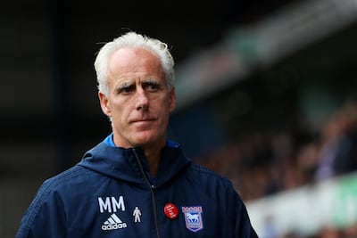 Mick McCarthy during Ipswich Town's match with Norwich City at Portman Road on October 22, 2017. Dan Istitene / Getty Images