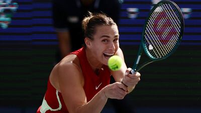 Aryna Sabalenka's performance declined dramatically after winning the first set against Donna Vekic at the Dubai Duty Free Tennis Championships. Reuters