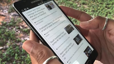 The TRA has issued a directive ordering Etisalat and du to cap mobile data bundles to protect consumers from additional charges. Brian Kerrigan / The National