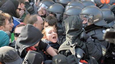 The Blockupy alliance says activists plan to try to blockade the new headquarters and to disrupt what they term capitalist business as usual. Thomas Lohnes / Getty Images