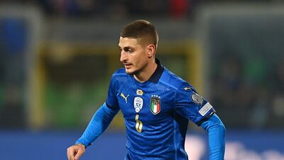 Marco Verratti (Italy) 49 caps, three goals. Getty