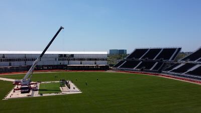 The Nassau County International Cricket Stadium in New York is almost ready to host the T20 World Cup. AFP
