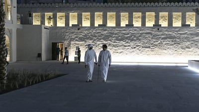 Various activities showcased Abu Dhabi's history on the opening evening of Qasr Al Hosn. Khushnum Bhandari for The National