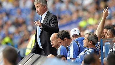Guus Hiddink spent four months as Chelsea's caretaker manager in 2009, winning the FA Cup with the London club.