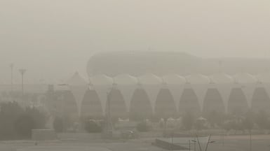 Weather warnings were issued over dusty and windy weather in Abu Dhabi. The National
