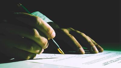 Registering a will with the DIFC Courts ensures an expatriate's assets are distributed in accordance with their wishes. Getty Images