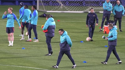 Barcelona coach Xavi. Reuters