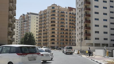 International City: Dh450 per square foot — up 2 per cent in July, up 0.9 per cent in June, down 0.5 per cent in May, down 0.6 per cent in April. Antonie Robertson / The National