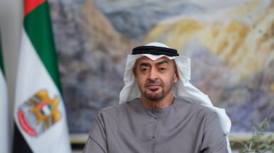 UAE President Sheikh Mohamed took part in phone talks after Washington announced progress in negotiations with Tehran. Hamad Al Kaabi / Ministry of Presidential Affairs