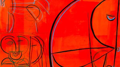 Hussein Madi, Untitled, watercolor and ink on paper, 32x47cm. Courtesy of Artscoops