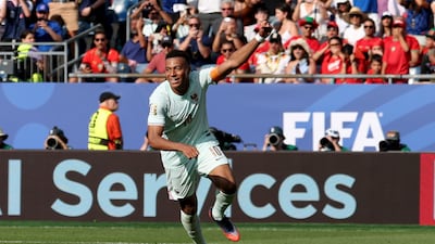 Kylian Mbappe of France (R) celebrates the 2-0 goal during the FIFA World Cup 2026 quarterfinals match France against Morocco, in Boston, Massachusetts, USA. EPA