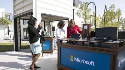 3 – Microsoft. Reem Mohammed / The National