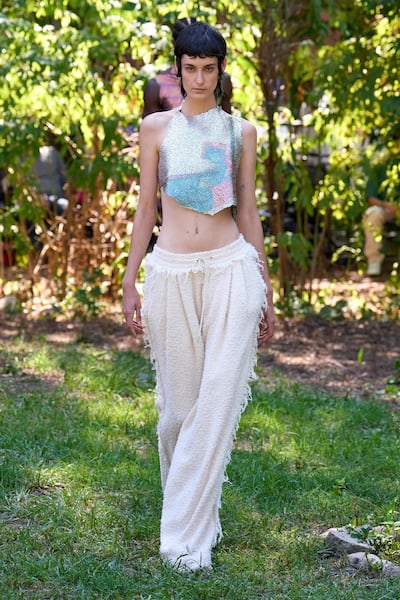 A Y2K look at Eckhaus Latta for spring/summer 2023. Photo: Eckhaus Latta