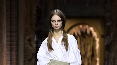 Other details included roomy shirts and skirts with smocked tops. Getty Images