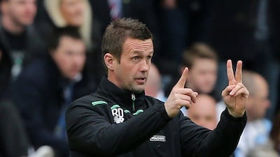 Celtic manager Ronny Deila shown instructing his team dring their Scottish Cup semi-final loss to Rangers last weekend. Russell Cheyne / Action Images / Reuters / April 17, 2016