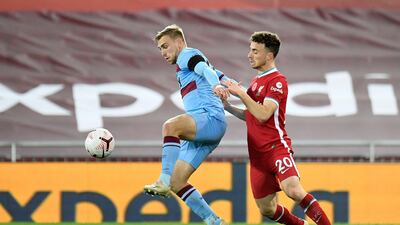 Jarrod Bowen - 5: Got plenty of space but did not make the best use of it. Worked hard when Liverpool had the ball but should have had more impact going forward. PA