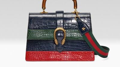 The limited-edition Dionysus handbag in crocodile. Courtesy Gucci
