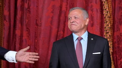 Jordan's King Abdullah at the Royal Palace, in Madrid, Spain on June 19, 2023. Reuters