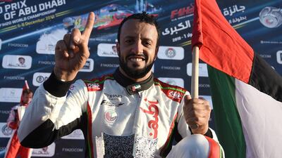 Thani Al Qemzi of Team Abu Dhabi became the first Arab driver to win the Grand Prix of Abu Dhabi in the capital's Breakwater on Saturday. Vittorio Ubertone