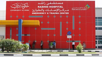Rashid Hospital’s Trauma Centre, where about 166,000 patients were treated last year, is to be expanded to accommodate 160 more beds. Pawan Singh / The National