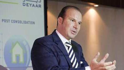 Markus Giebel, the chief executive of Deyaar, says last year was 'extraordinary' after profits fell almost 70 per cent over 2008.