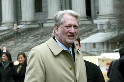 Former WorldCom chief executive Bernard Ebbers, who was sentenced to 25 years in prison in 2005 for securities fraud and other charges, died on February 2. Photo: Bloomberg