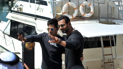 Varun Dhawan and John Abraham. Delores Johnson / The National