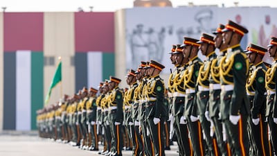 Cadets participate in the graduation ceremony