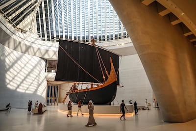 The Zayed National Museum in Abu Dhabi opened on December 3. AFP