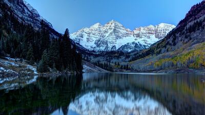 The Canadian Rockies is a popular destination to visit. Getty Images