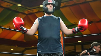 Former 'Saved by the Bell' actor Dustin Diamond competed in a few boxing matches in his career, including a bout he won on 'Celebrity Boxing'. MediaPunch / Shutterstock