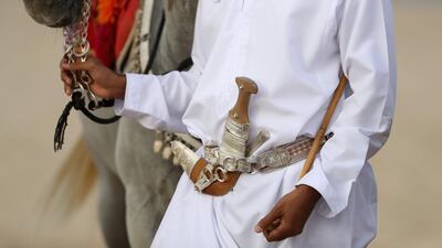 Participants in the event wear traditional costume. Getty