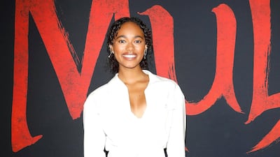 Chandler Kinney at the world premiere of Disney's 'Mulan' at the Dolby Theatre in Hollywood on March 9, 2020. EPA