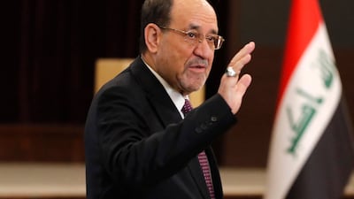 Nouri Al Maliki is backed by Iraq's Co-ordination Framework. AFP